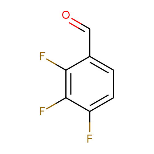 O=Cc1ccc(c(c1F)F)F