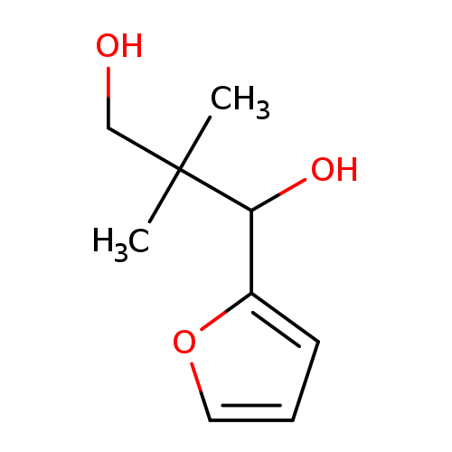 OCC(C(c1ccco1)O)(C)C