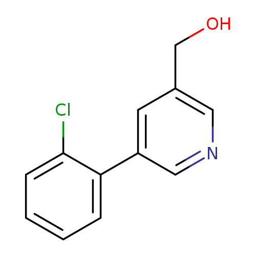 OCc1cncc(c1)c1ccccc1Cl