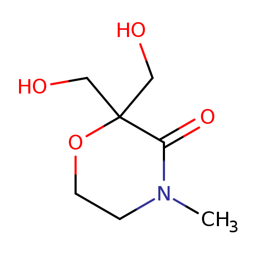 OCC1(CO)OCCN(C1=O)C