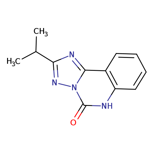 CC(c1nn2c(n1)c1ccccc1[nH]c2=O)C