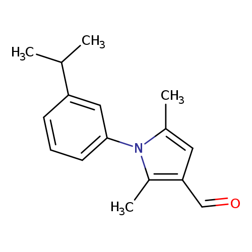O=Cc1cc(n(c1C)c1cccc(c1)C(C)C)C