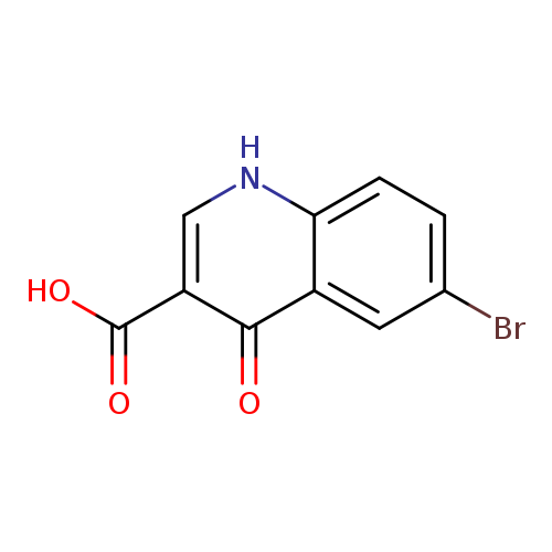 Brc1ccc2c(c1)c(=O)c(c[nH]2)C(=O)O