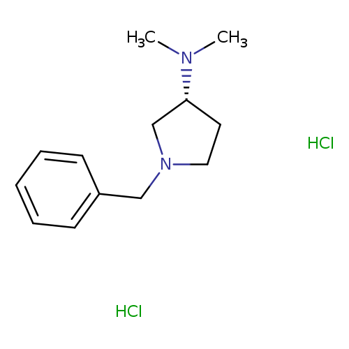 CN([C@@H]1CCN(C1)Cc1ccccc1)C.Cl.Cl