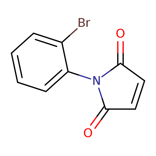 O=C1C=CC(=O)N1c1ccccc1Br