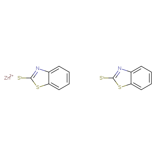 [S-]c1nc2c(s1)cccc2.[S-]c1nc2c(s1)cccc2.[Zn+2]