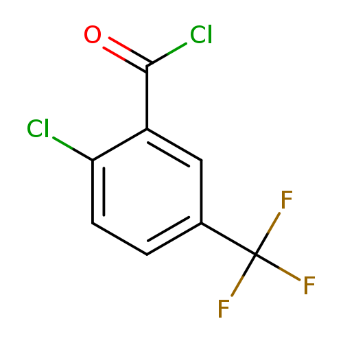 ClC(=O)c1cc(ccc1Cl)C(F)(F)F