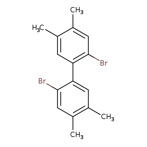 Brc1cc(C)c(cc1c1cc(C)c(cc1Br)C)C