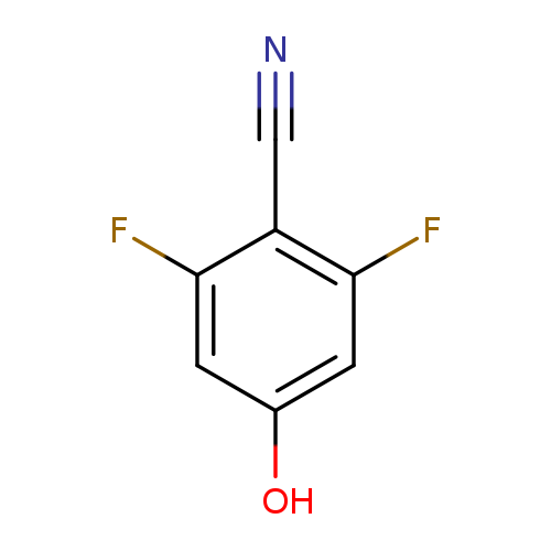 N#Cc1c(F)cc(cc1F)O