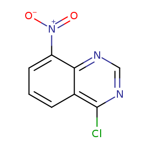 [O-][N+](=O)c1cccc2c1ncnc2Cl