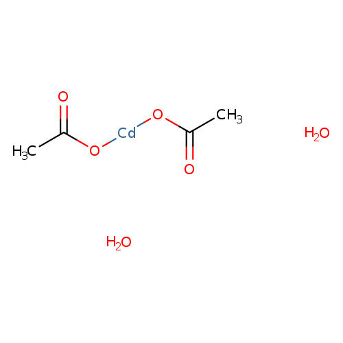 CC(=O)O[Cd]OC(=O)C.O.O