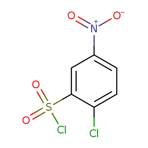 [O-][N+](=O)c1ccc(c(c1)S(=O)(=O)Cl)Cl
