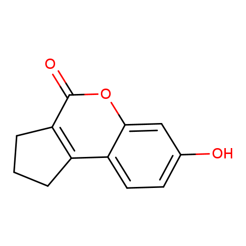 Oc1ccc2c(c1)oc(=O)c1c2CCC1