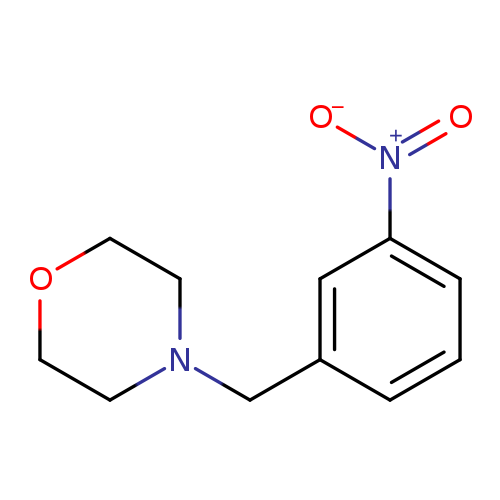 [O-][N+](=O)c1cccc(c1)CN1CCOCC1