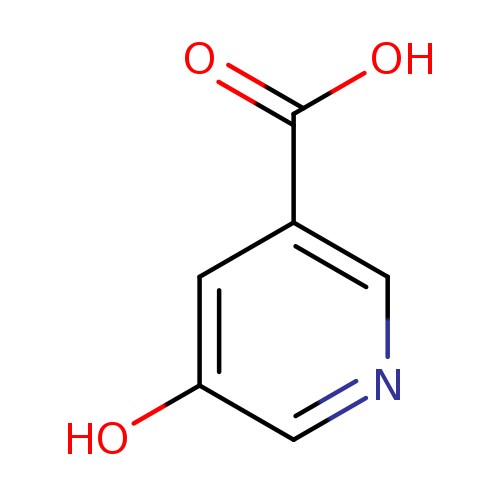 Oc1cncc(c1)C(=O)O