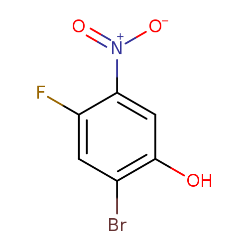 [O-][N+](=O)c1cc(O)c(cc1F)Br