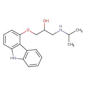 OC(COc1cccc2c1c1ccccc1[nH]2)CNC(C)C