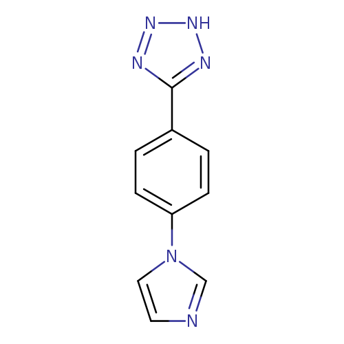 n1ccn(c1)c1ccc(cc1)c1nn[nH]n1
