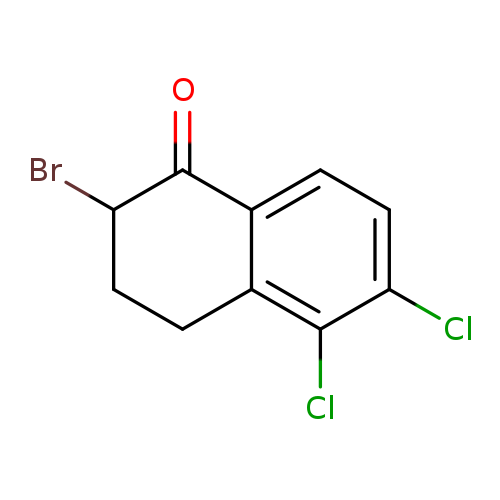 BrC1CCc2c(C1=O)ccc(c2Cl)Cl
