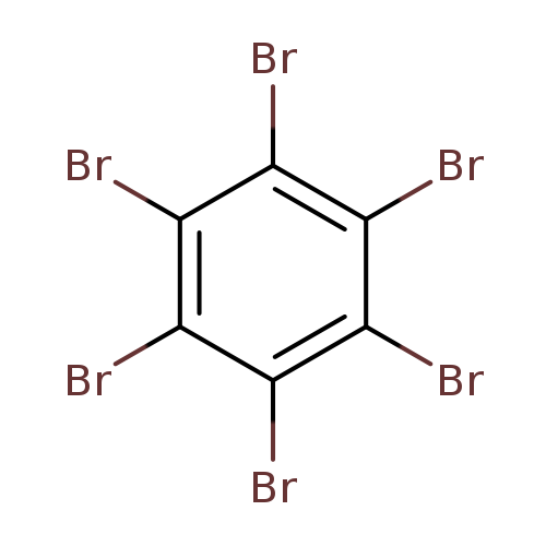 Brc1c(Br)c(Br)c(c(c1Br)Br)Br