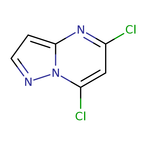 Clc1cc(Cl)n2c(n1)ccn2