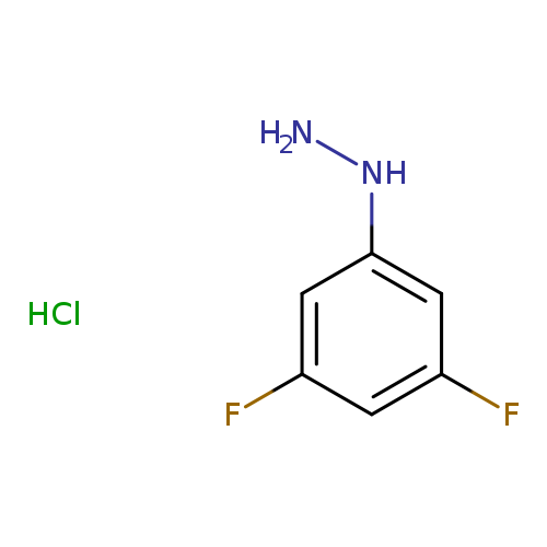 NNc1cc(F)cc(c1)F.Cl