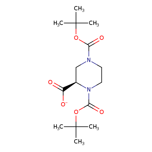 O=C(N1CCN([C@H](C1)C(=O)[O-])C(=O)OC(C)(C)C)OC(C)(C)C