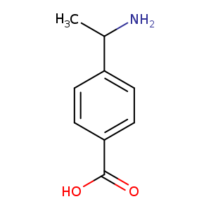 CC(c1ccc(cc1)C(=O)O)N