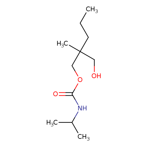 CCCC(COC(=O)NC(C)C)(CO)C