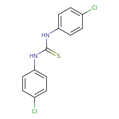 S=C(Nc1ccc(cc1)Cl)Nc1ccc(cc1)Cl
