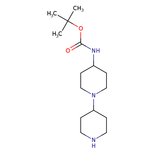 O=C(OC(C)(C)C)NC1CCN(CC1)C1CCNCC1