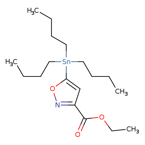 CCCC[Sn](c1onc(c1)C(=O)OCC)(CCCC)CCCC