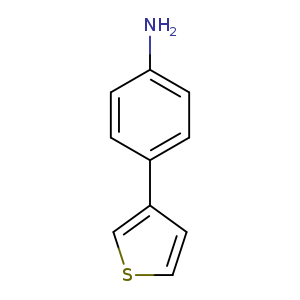 Nc1ccc(cc1)c1cscc1