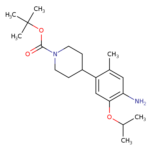 CC(Oc1cc(C2CCN(CC2)C(=O)OC(C)(C)C)c(cc1N)C)C