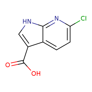Clc1ccc2c(n1)[nH]cc2C(=O)O