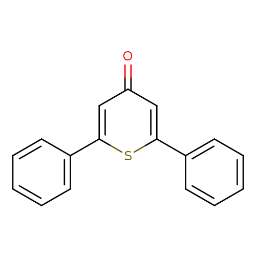 O=c1cc(sc(c1)c1ccccc1)c1ccccc1
