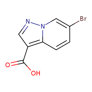Brc1ccc2n(c1)ncc2C(=O)O