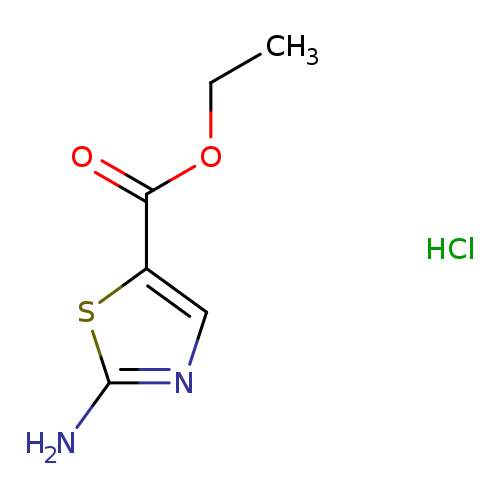 CCOC(=O)c1cnc(s1)N.Cl