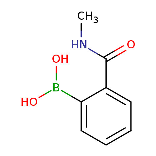 CNC(=O)c1ccccc1B(O)O