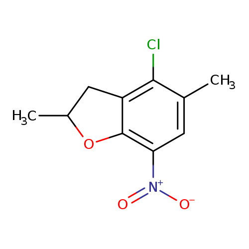 CC1Oc2c(C1)c(Cl)c(cc2[N+](=O)[O-])C