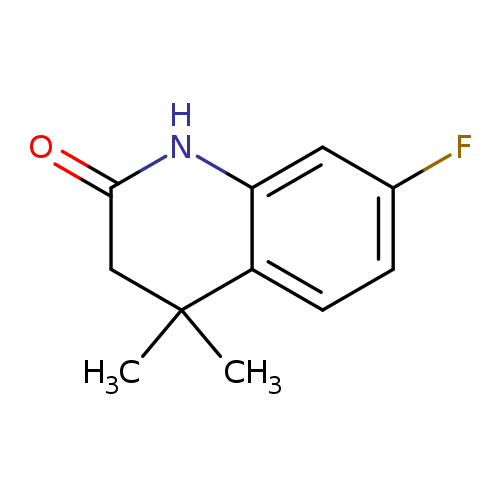 O=C1CC(C)(C)c2c(N1)cc(cc2)F
