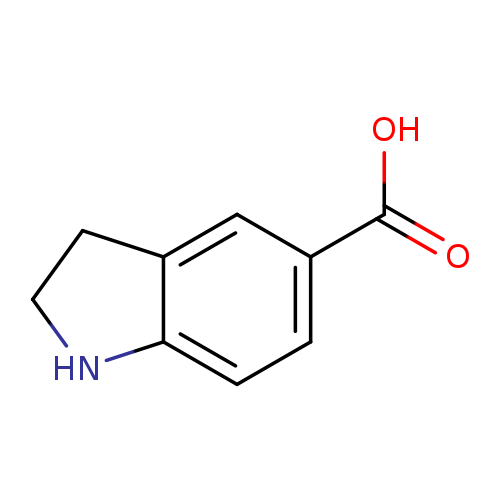 OC(=O)c1ccc2c(c1)CCN2