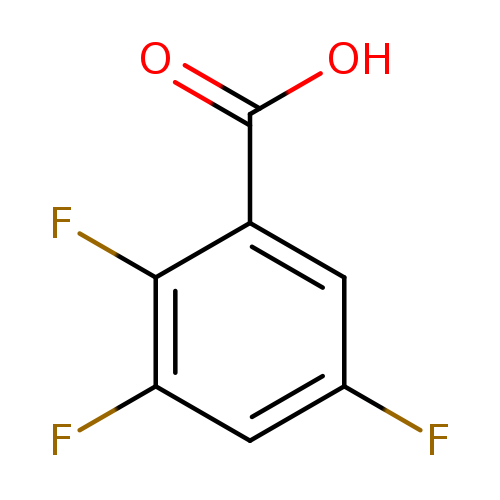 Fc1cc(F)c(c(c1)C(=O)O)F