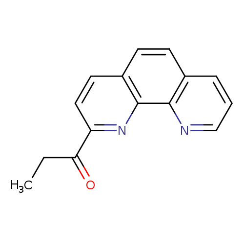 CCC(=O)c1ccc2c(n1)c1ncccc1cc2