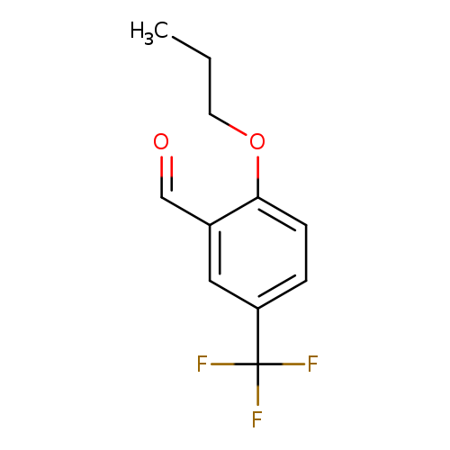 CCCOc1ccc(cc1C=O)C(F)(F)F