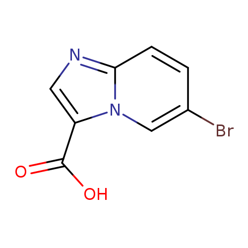 Brc1ccc2n(c1)c(cn2)C(=O)O