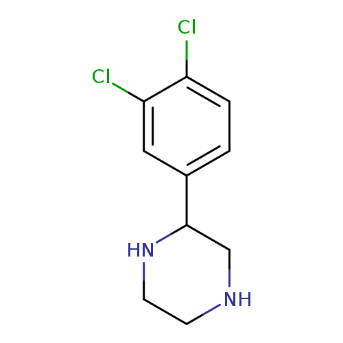 Clc1ccc(cc1Cl)C1CNCCN1