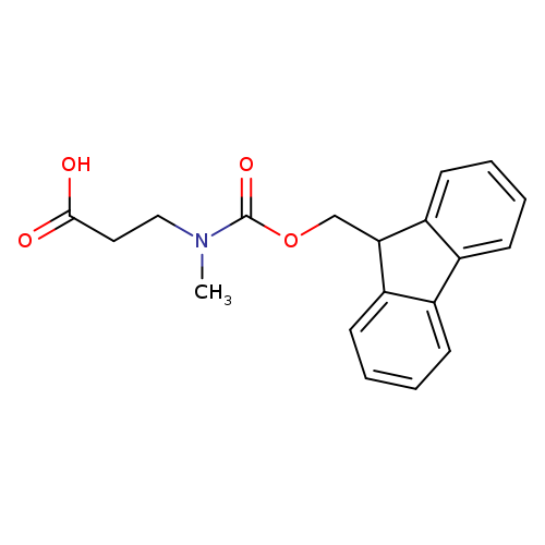 OC(=O)CCN(C(=O)OCC1c2ccccc2c2c1cccc2)C