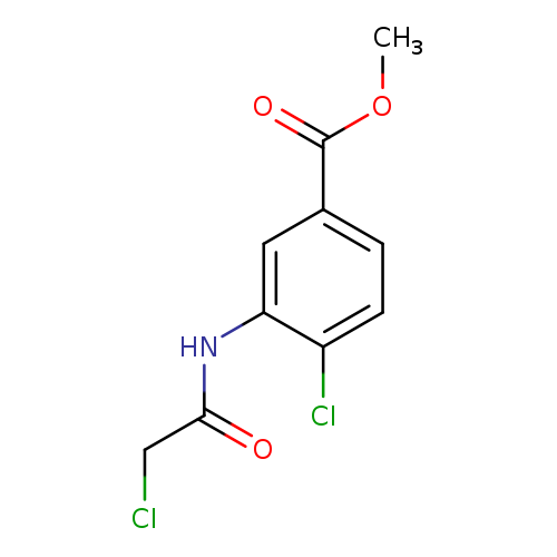 ClCC(=O)Nc1cc(ccc1Cl)C(=O)OC