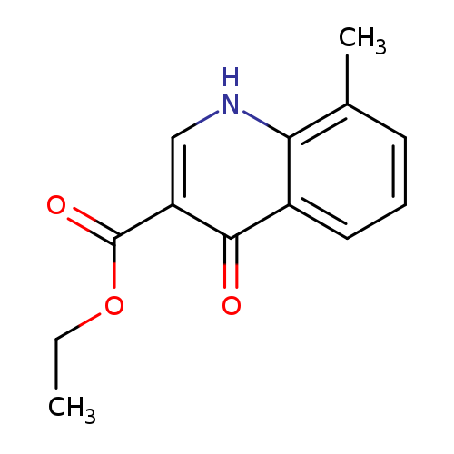 CCOC(=O)c1c[nH]c2c(c1=O)cccc2C